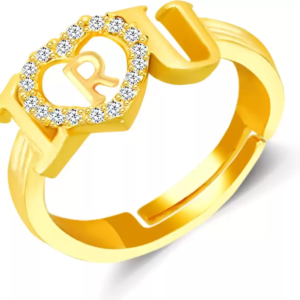 Heart Shape Golden Ring
