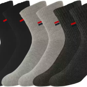 Men Solid Mid-Calf/Crew